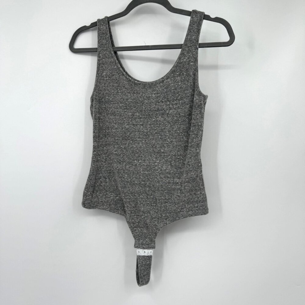 Madewell Women's Grey Bodysuit Woman’s size medium soft